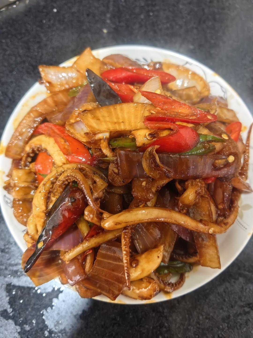 比饭店好吃的爆炒鱿鱼🦑