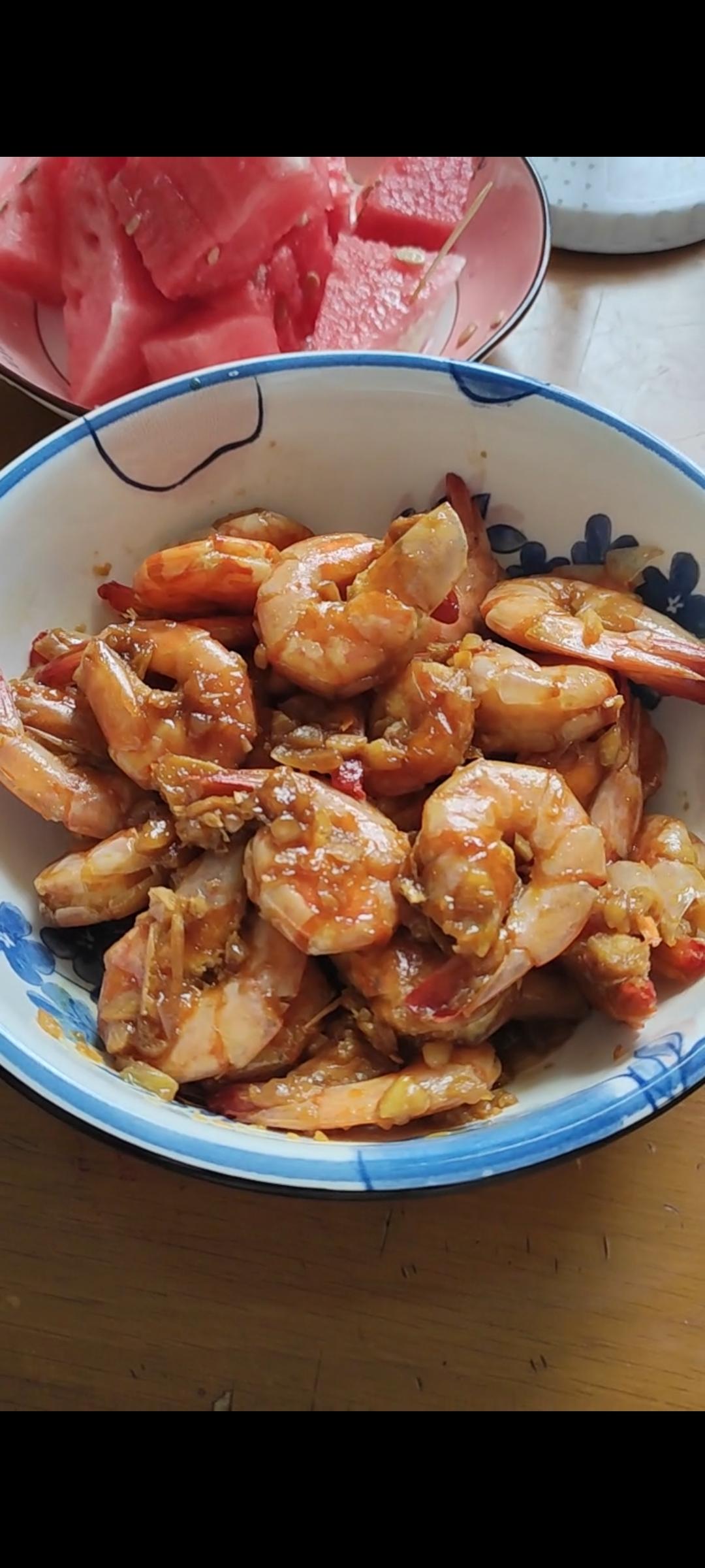 蒜蓉炒大虾