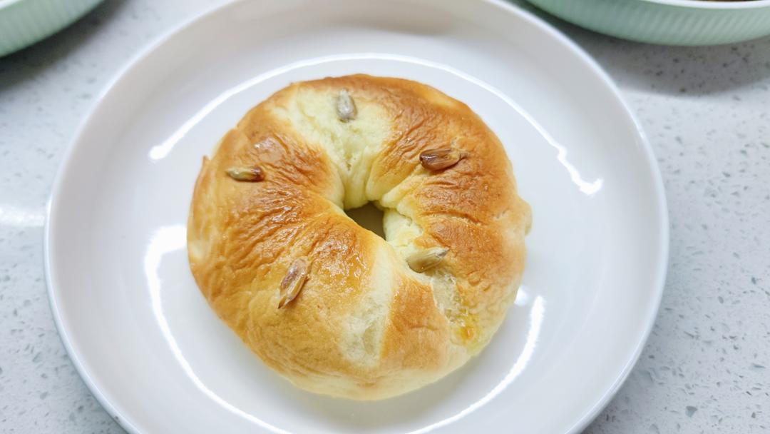 双重奶酪芝士贝果～巨香