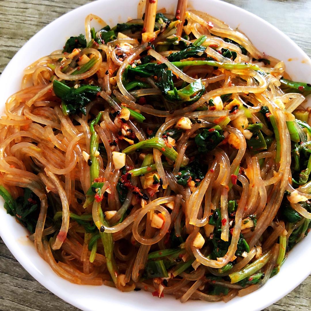 万能凉拌菜料汁（凉拌菠菜粉丝）