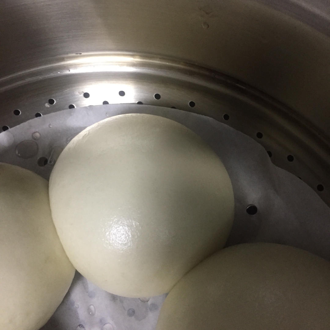 老面戗面白馒头