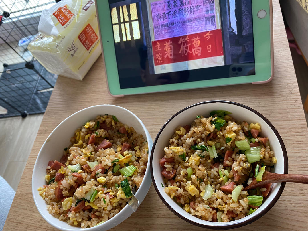 好吃到飞‼️酱油炒饭（快手懒人版）蚝油炒米 简单不失美味❗️
