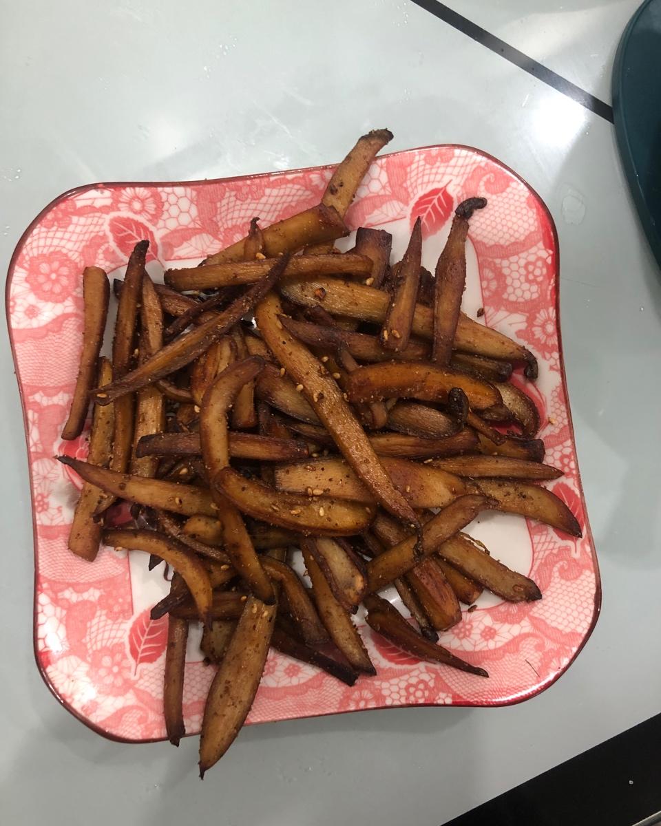 干煸手撕杏鲍菇