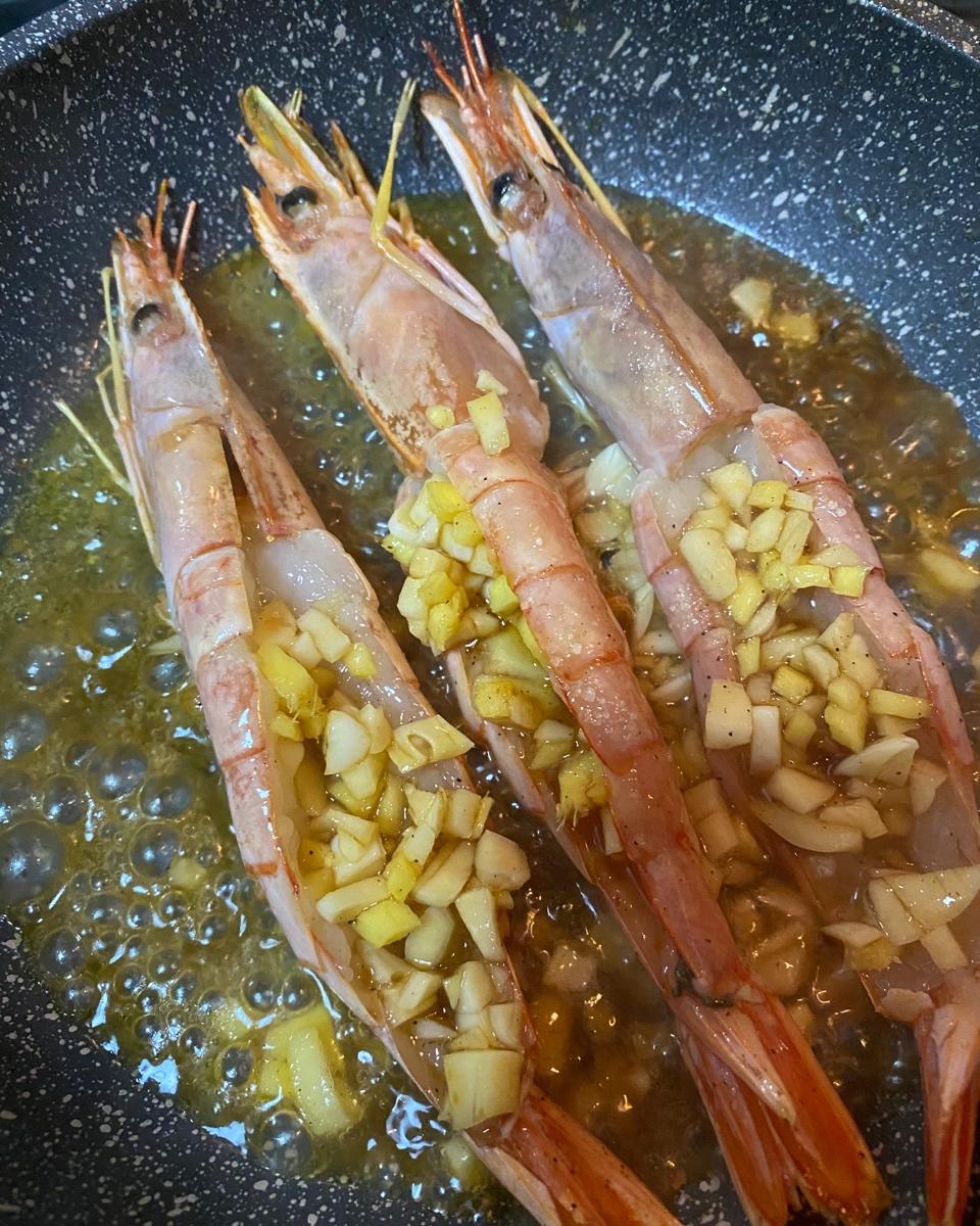 香煎阿根廷红虾