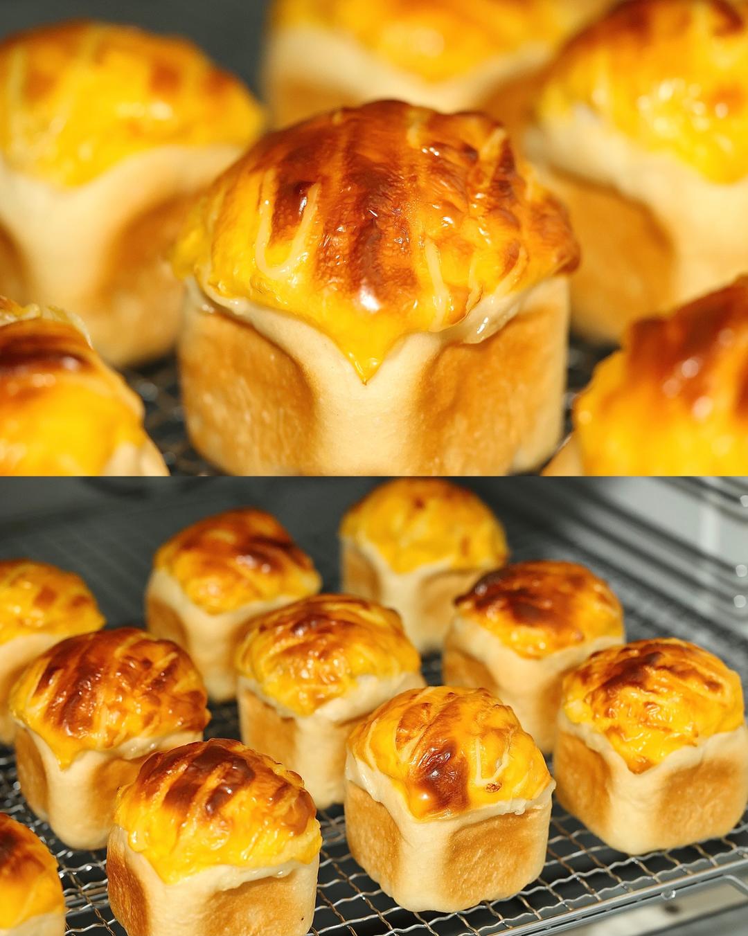 黑椒芝士咸口小吐司🍞/12连模(超方便可冷冻面团)的做法