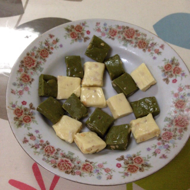 抹茶牛轧糖 （棉花糖版）