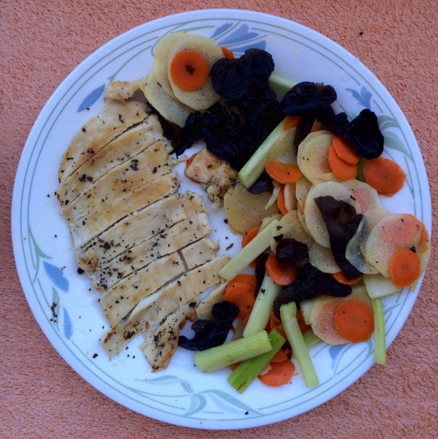 淮山（山药）炒木耳