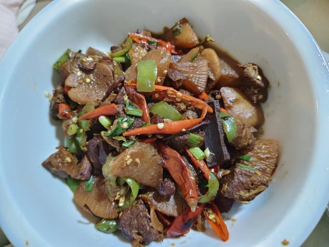 白萝卜炖羊肉