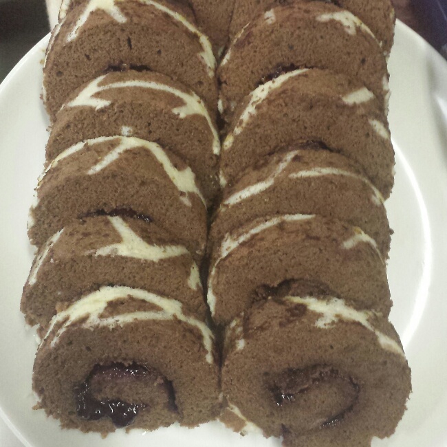 超萌长颈鹿蛋糕卷