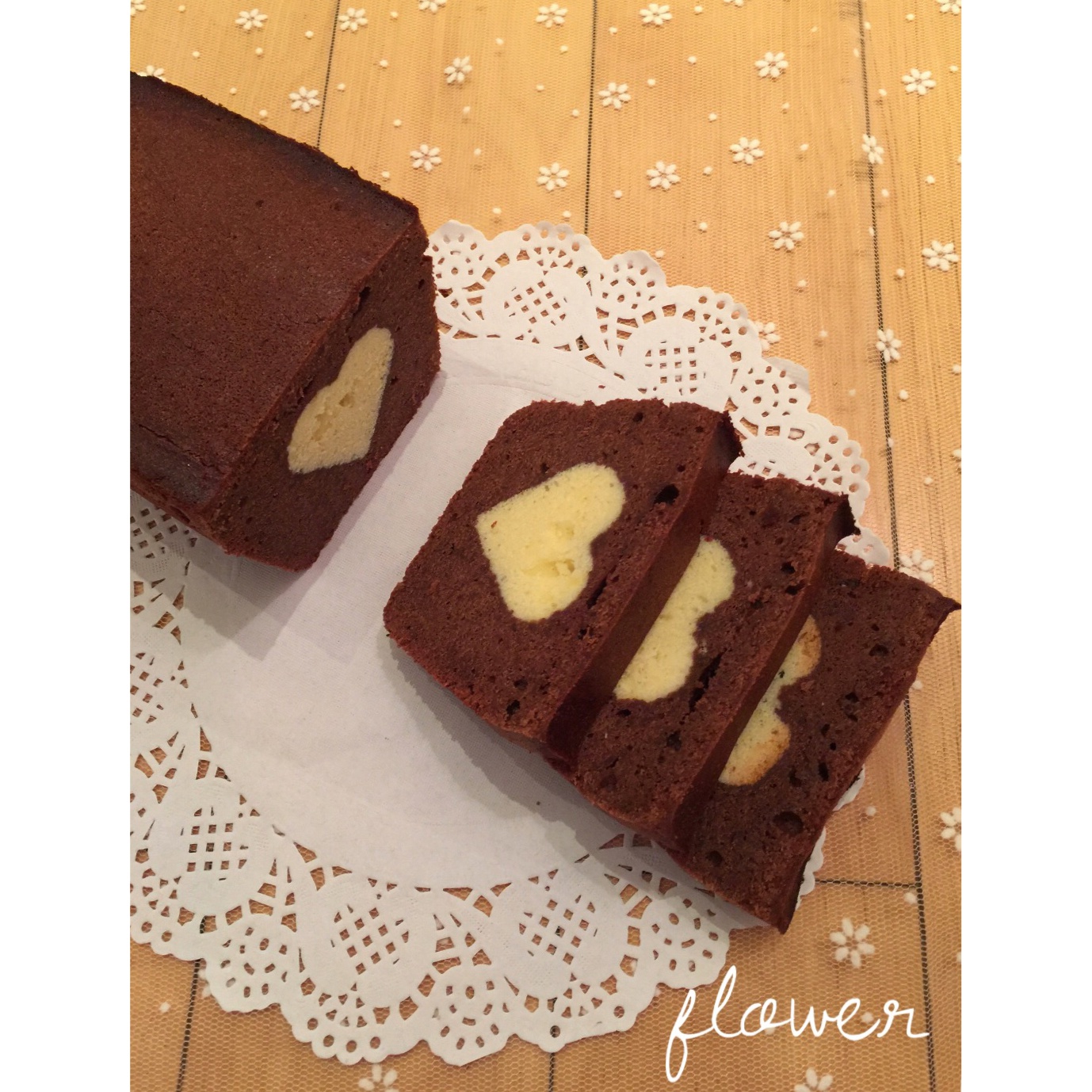 爱心巧克力蛋糕