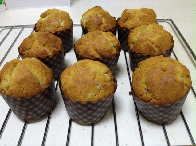 马芬 纸杯蛋糕cupcake香蕉松糕