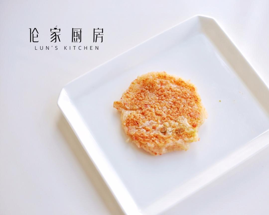 辅食版土豆鲜虾饼的做法 步骤4