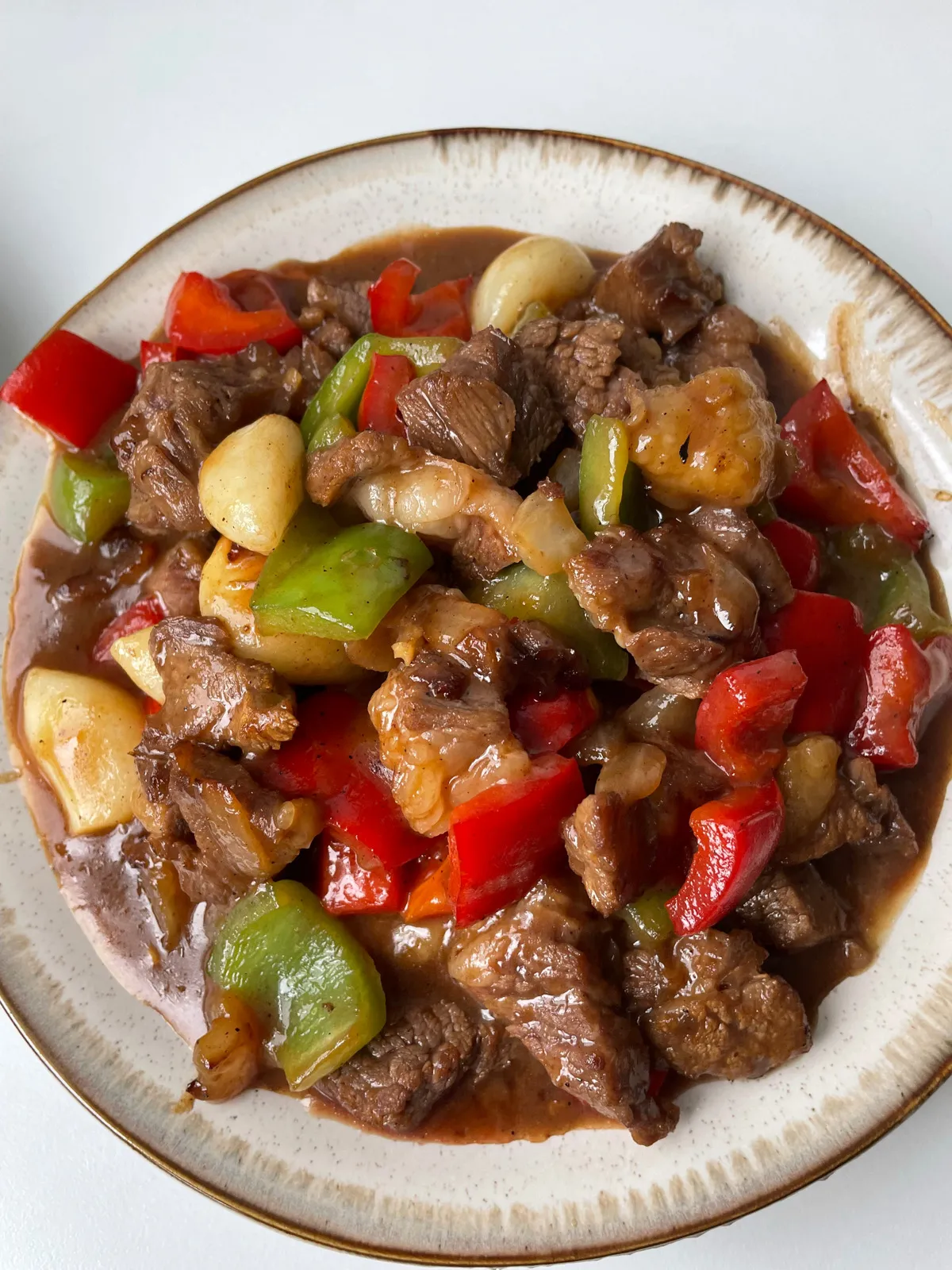 蒜香小炒牛肉粒