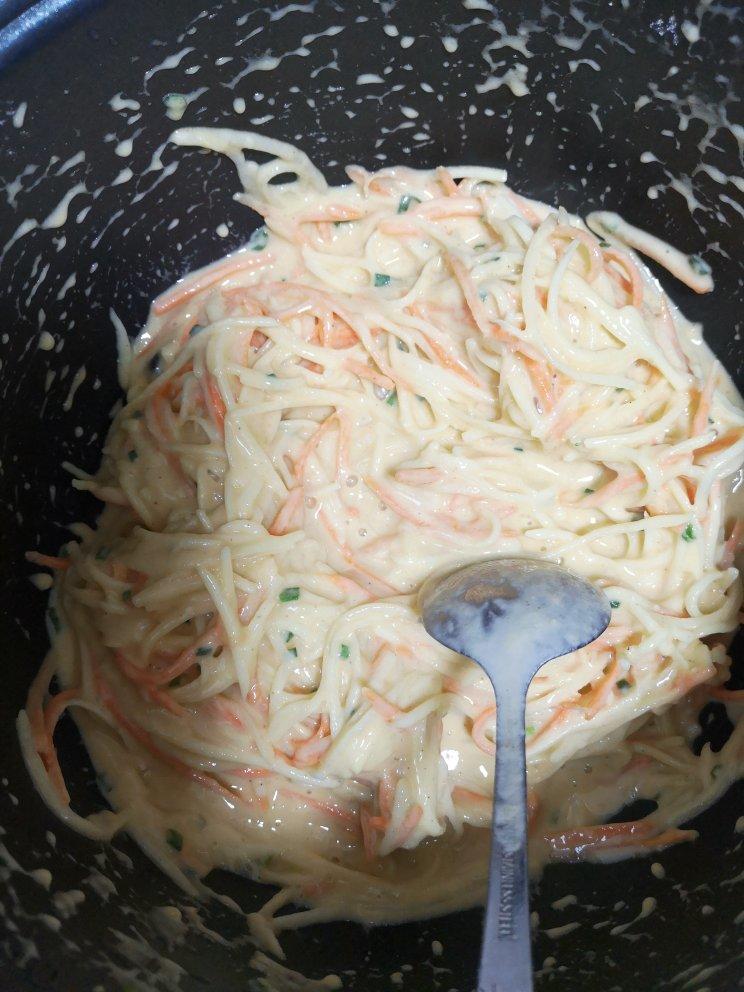 土豆饼(土豆胡萝卜丝饼)