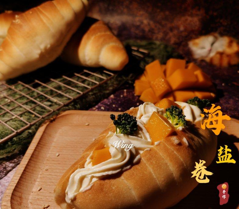 脆皮盐面包｜法国老面