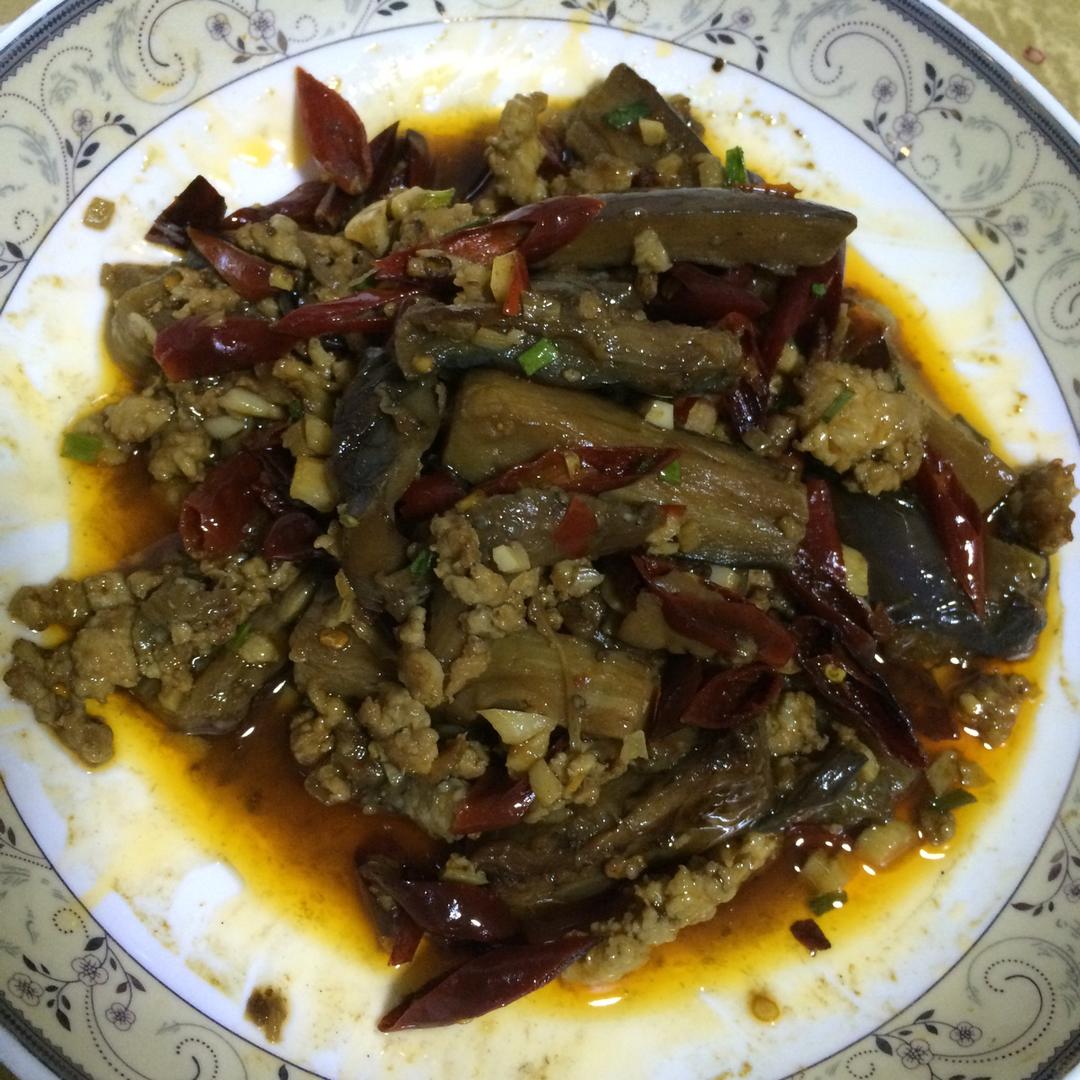 红烧肉沫茄子