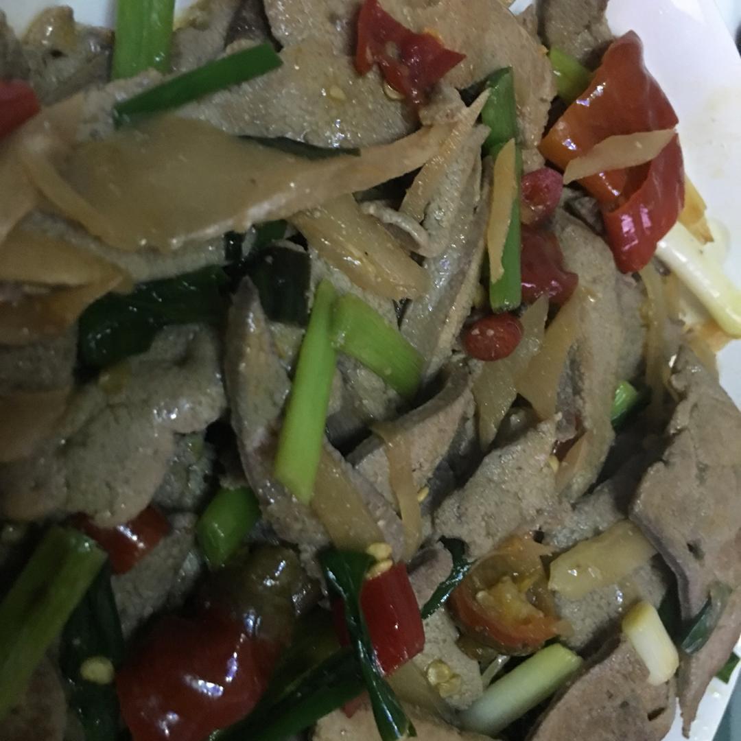 嫩炒猪肝