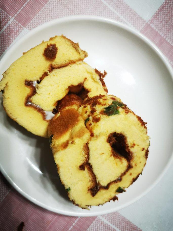 香葱肉松蛋糕卷