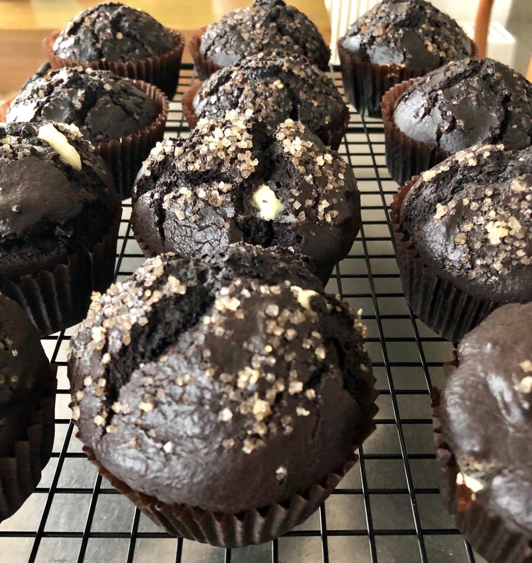 浓情巧克力摩卡马芬<Chocolate Espresso Muffins>