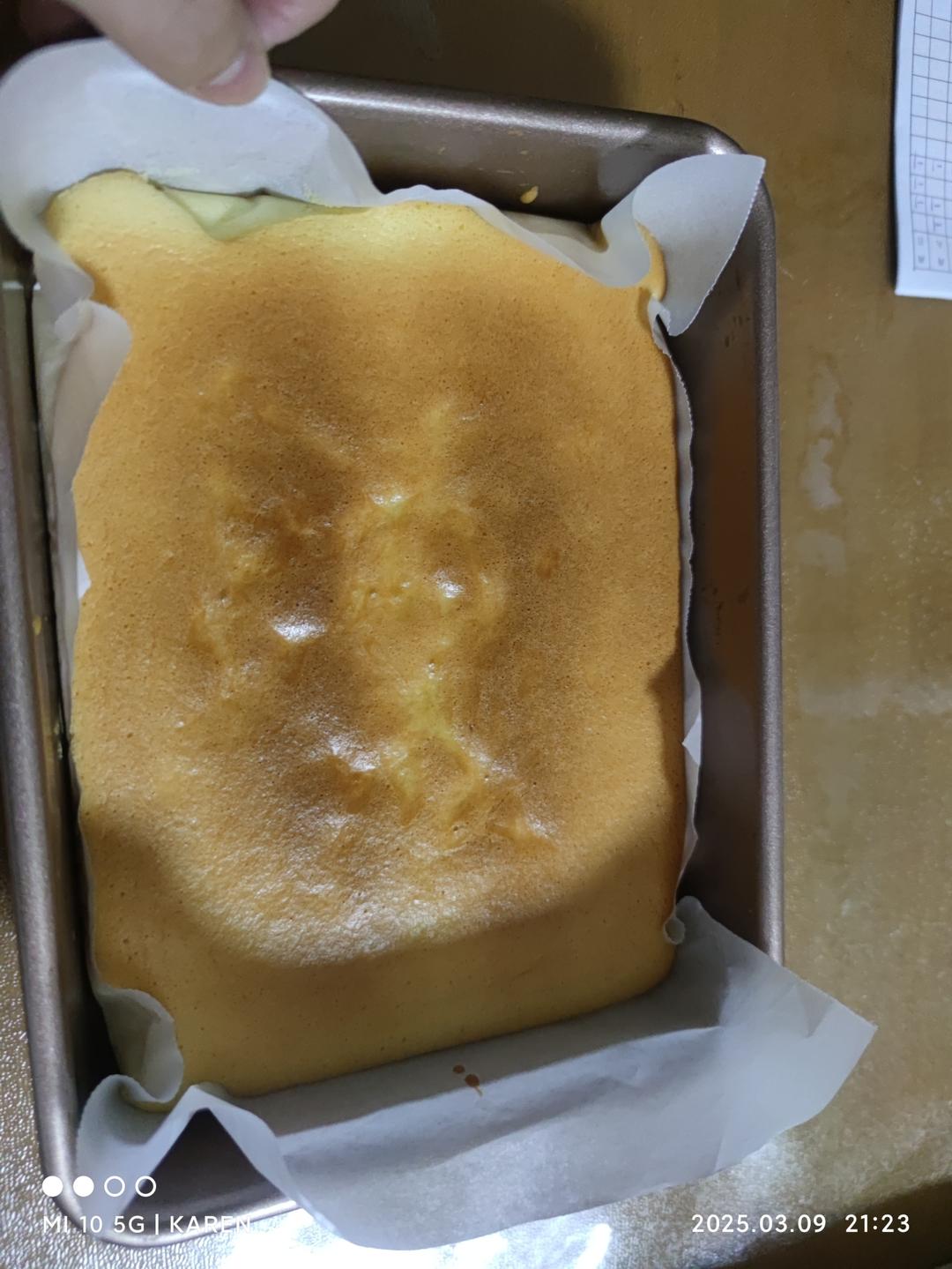 超级柔软香而不腻的（5寸6寸8寸）淡奶油戚风蛋糕