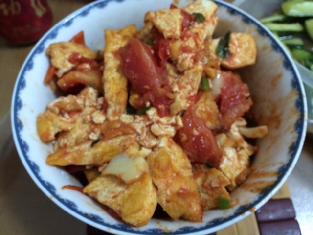 西红柿豆腐