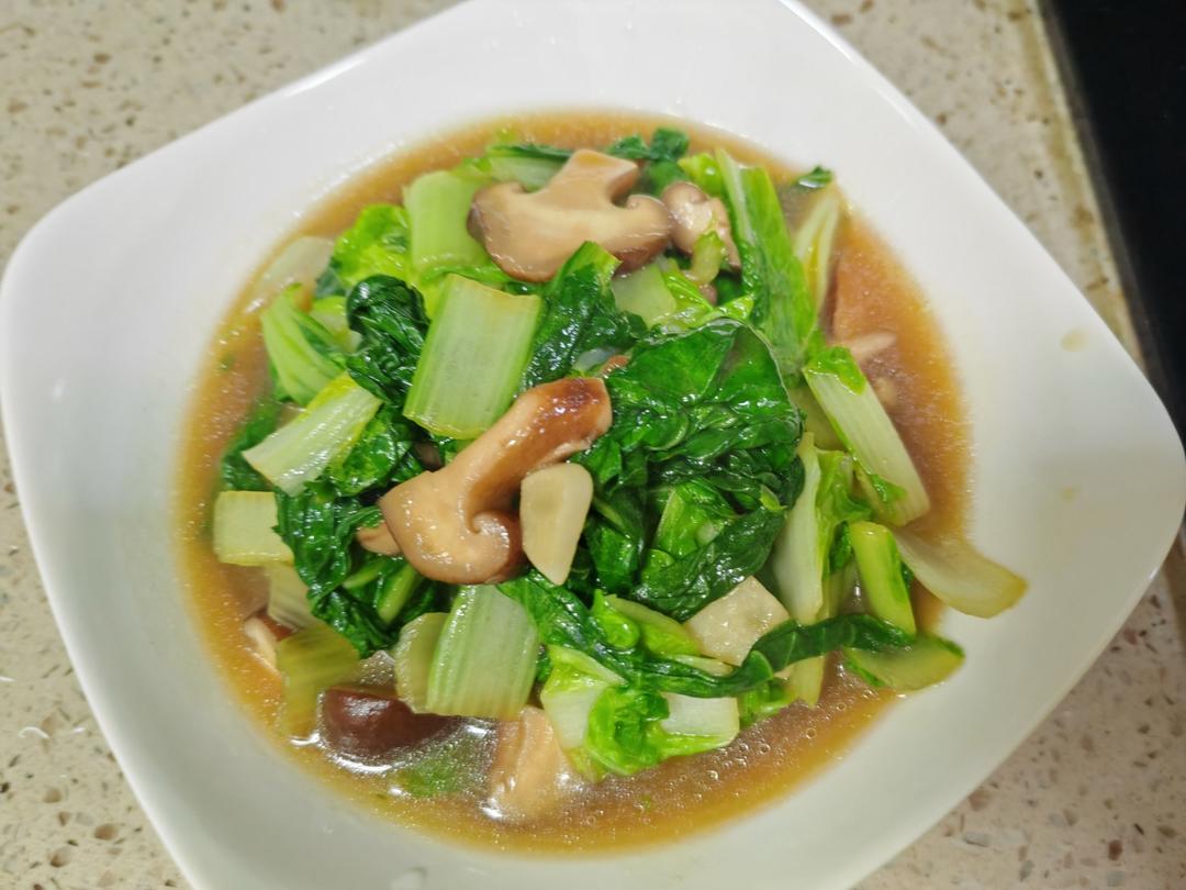 比肉还好吃的——蚝油香菇油菜