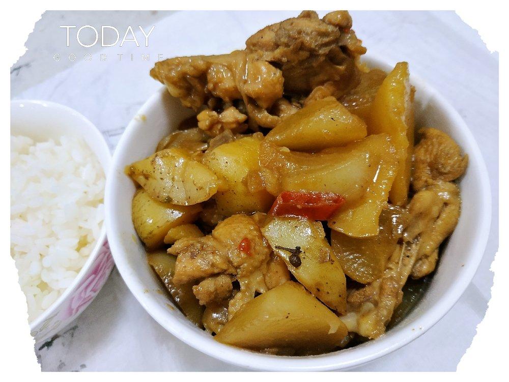 萝卜焖鸡腿