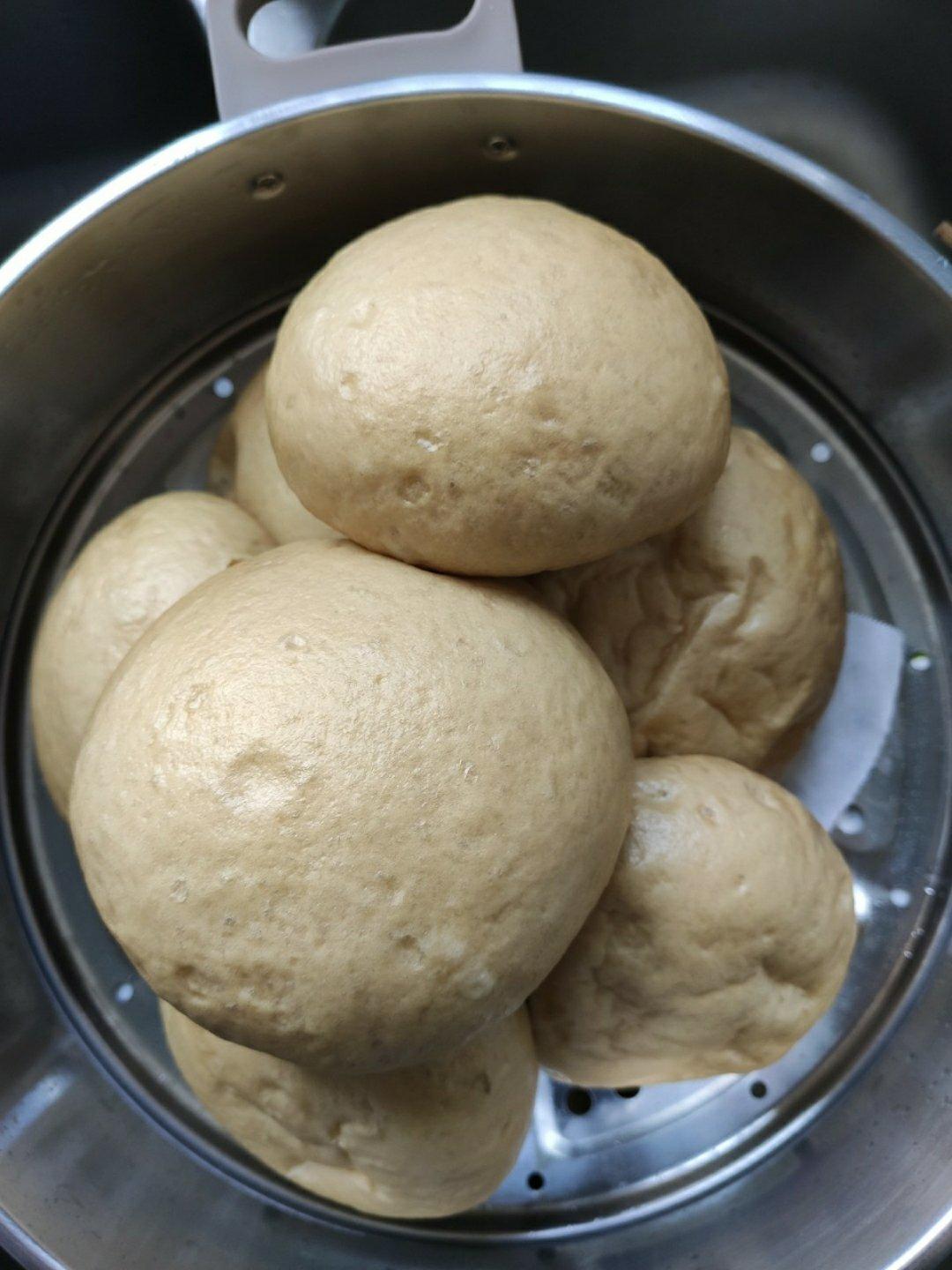 纯手工奶香馒头【无泡打粉，无添加】