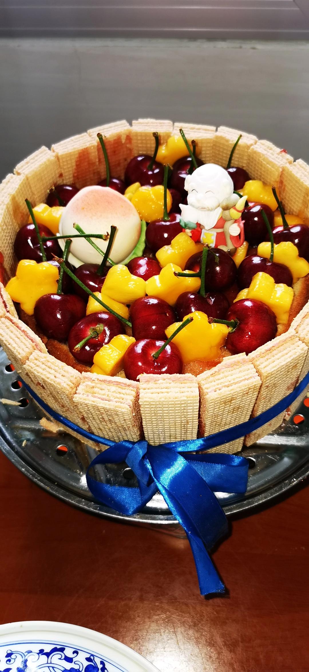 8寸无奶油生日蛋糕