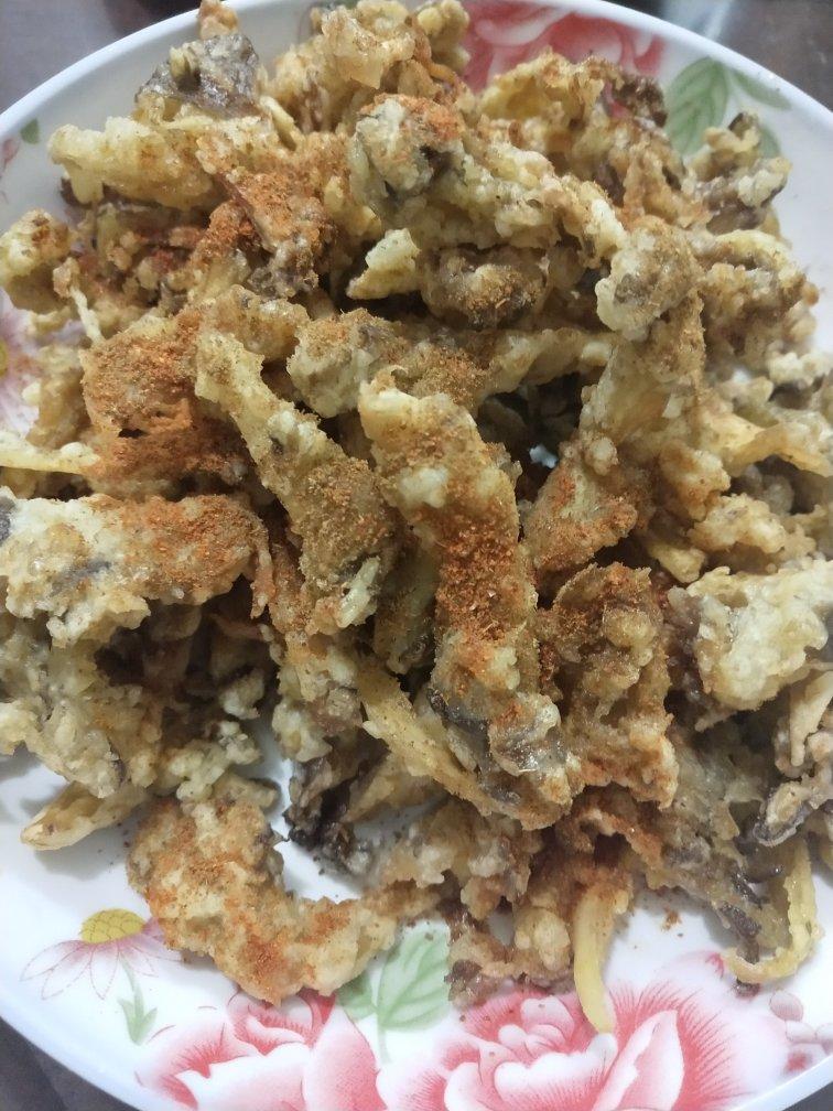 酥脆炸平菇