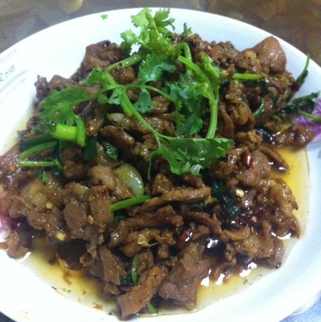 孜然羊肉片
