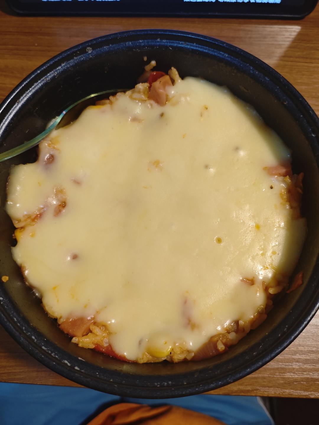一人食极简版芝士焗饭（电饭煲）