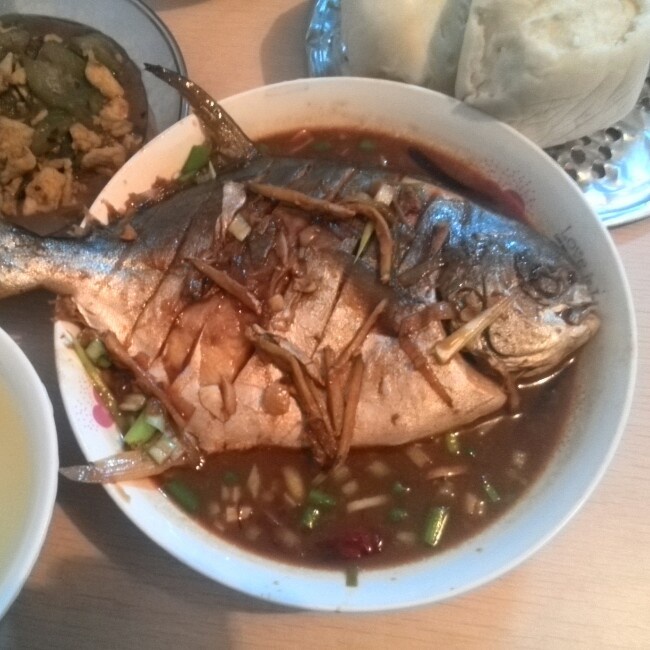 红烧金鲳鱼