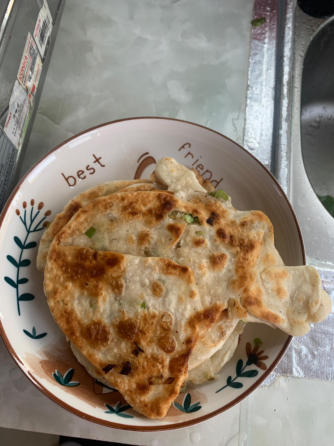 葱油饼家庭版（外酥里嫩）