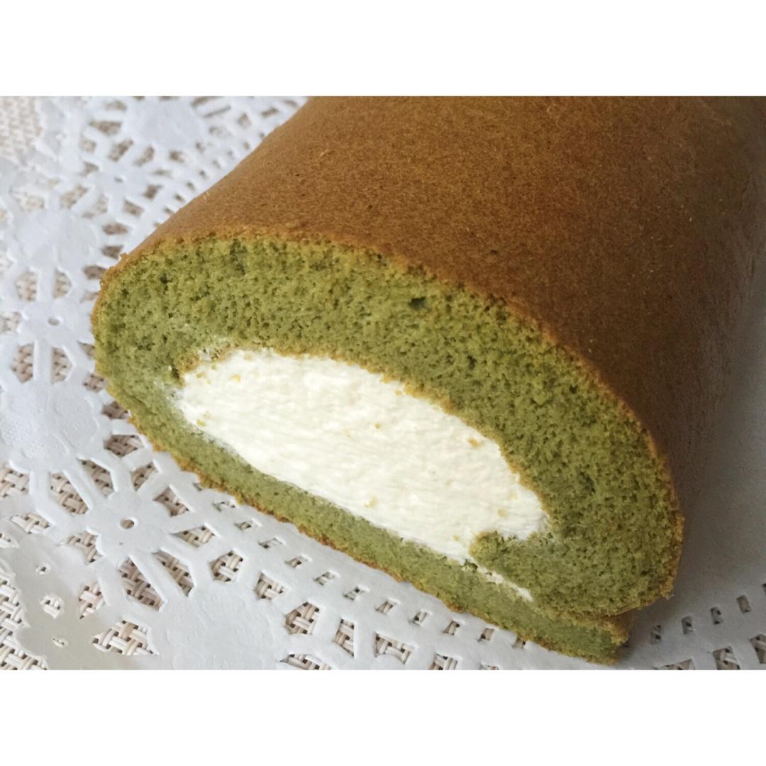 抹茶蜜豆蛋糕卷