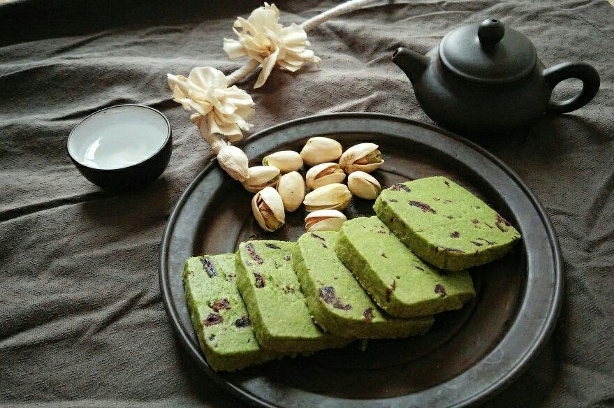 抹茶蔓越莓饼干