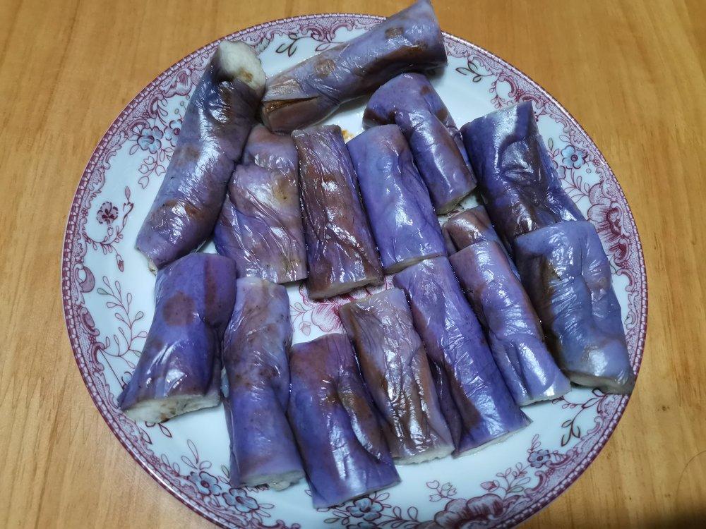 如何蒸出好看的紫色茄子