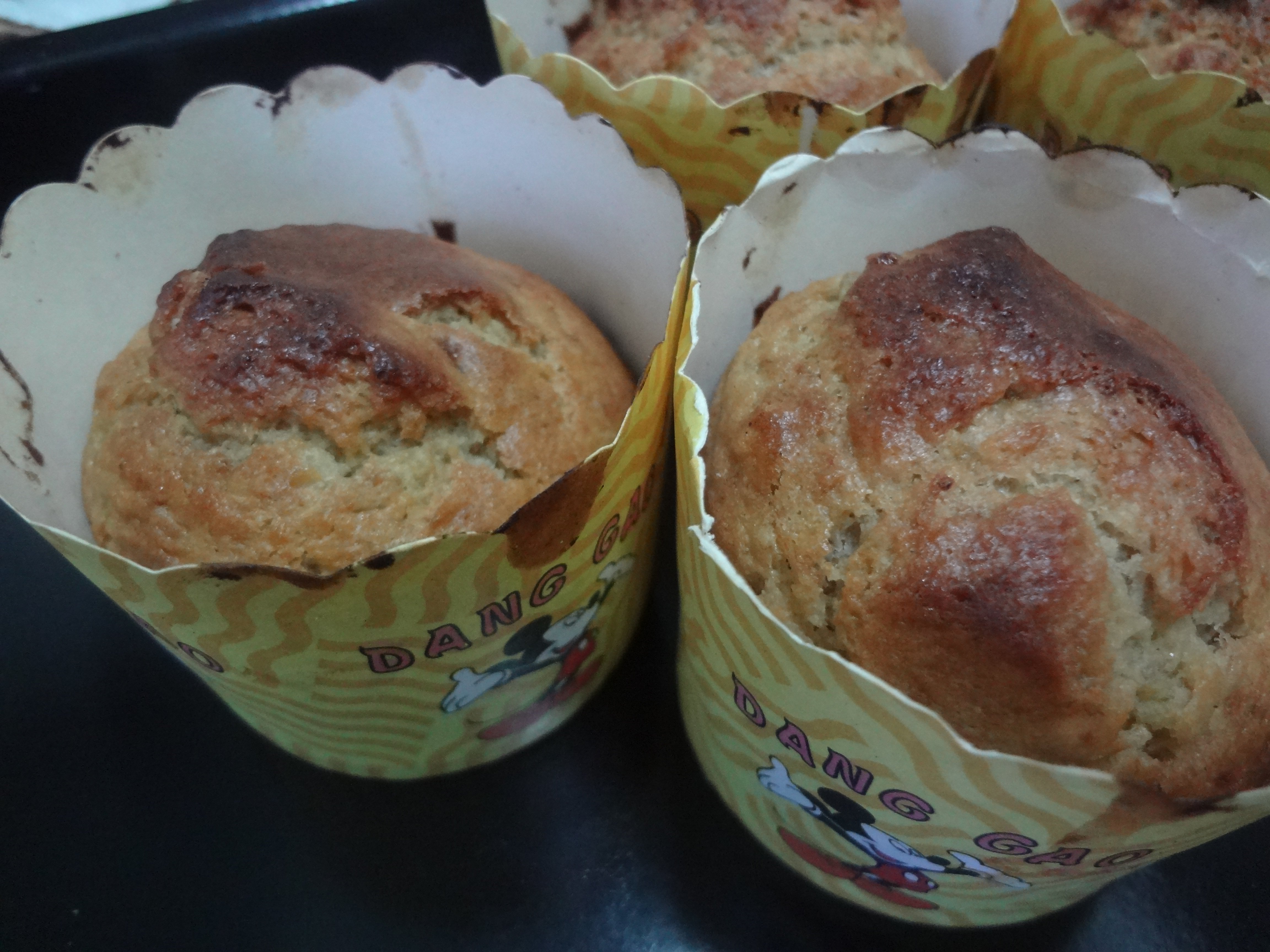 马芬 纸杯蛋糕cupcake香蕉松糕