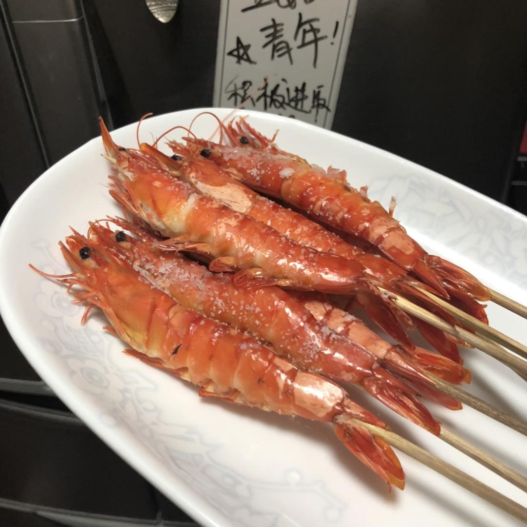 海盐烤大虾的做法