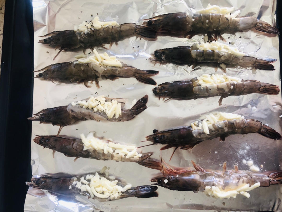 芝士沙拉酱焗大虾