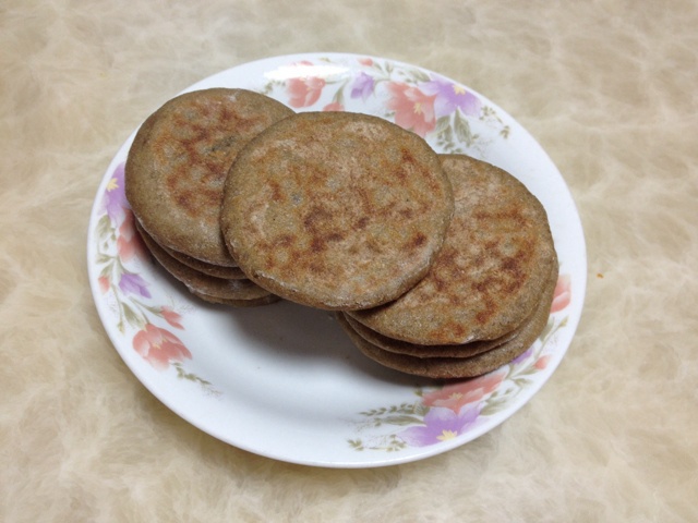 黑麦豆渣红糖馅饼