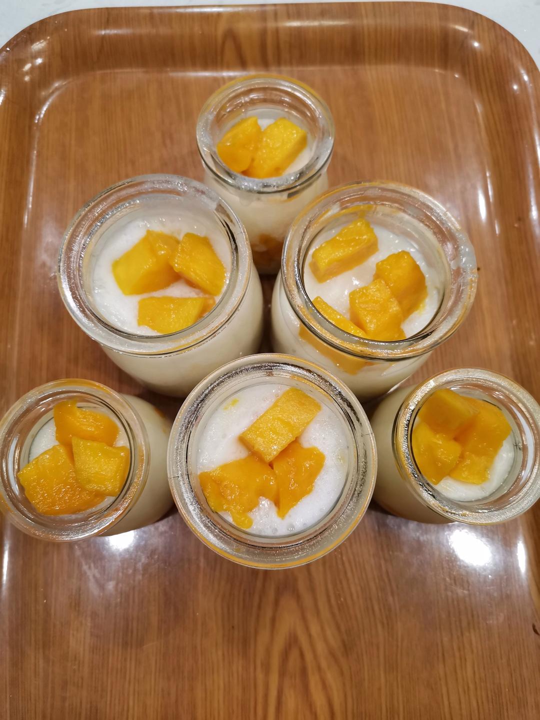 夏日必备小甜品🥭芒果布丁🍮超简单「学不会你来打我」