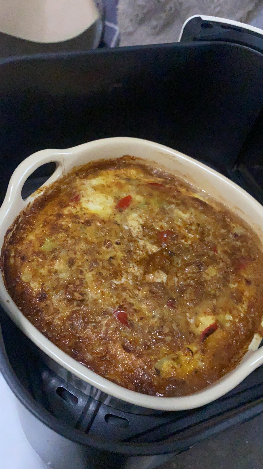 鸡蛋抱豆腐（空气炸锅版）