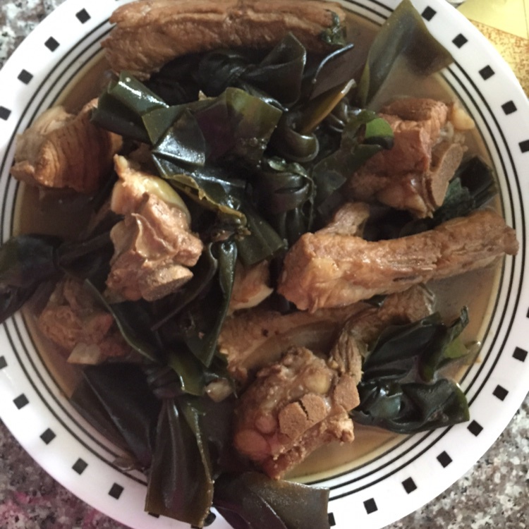 排骨炖海带