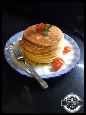 松饼pancake美式煎饼🥞软软的好好吃的做法 步骤8