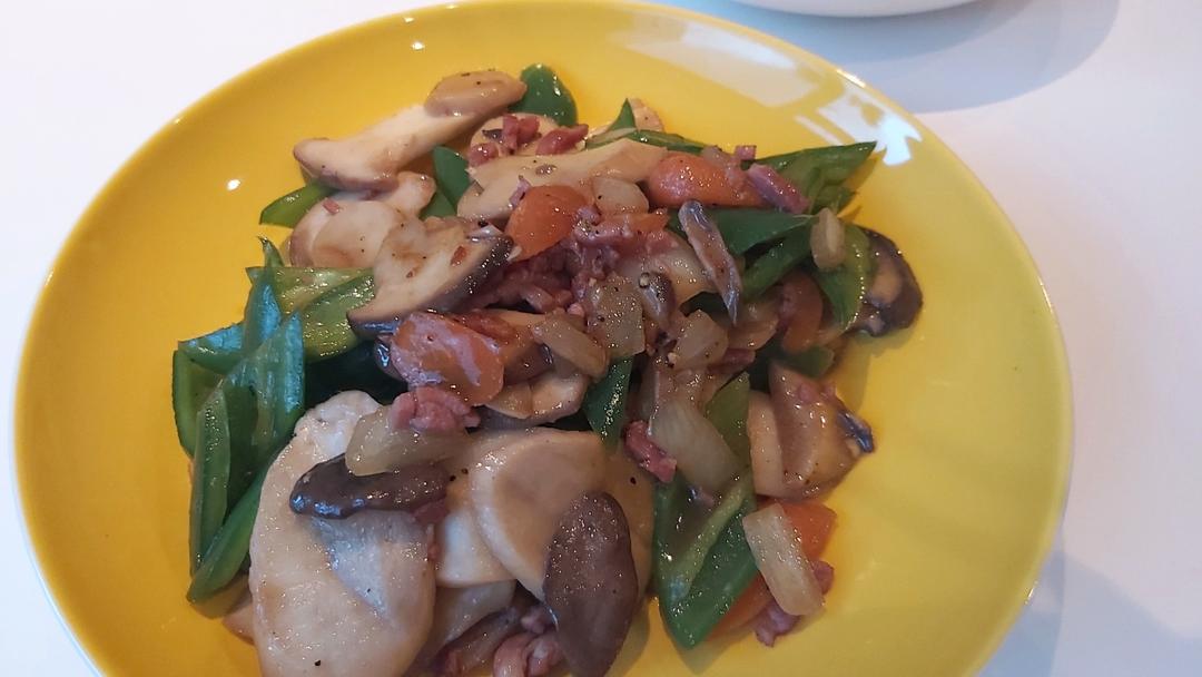 黑胡椒培根杏鲍菇