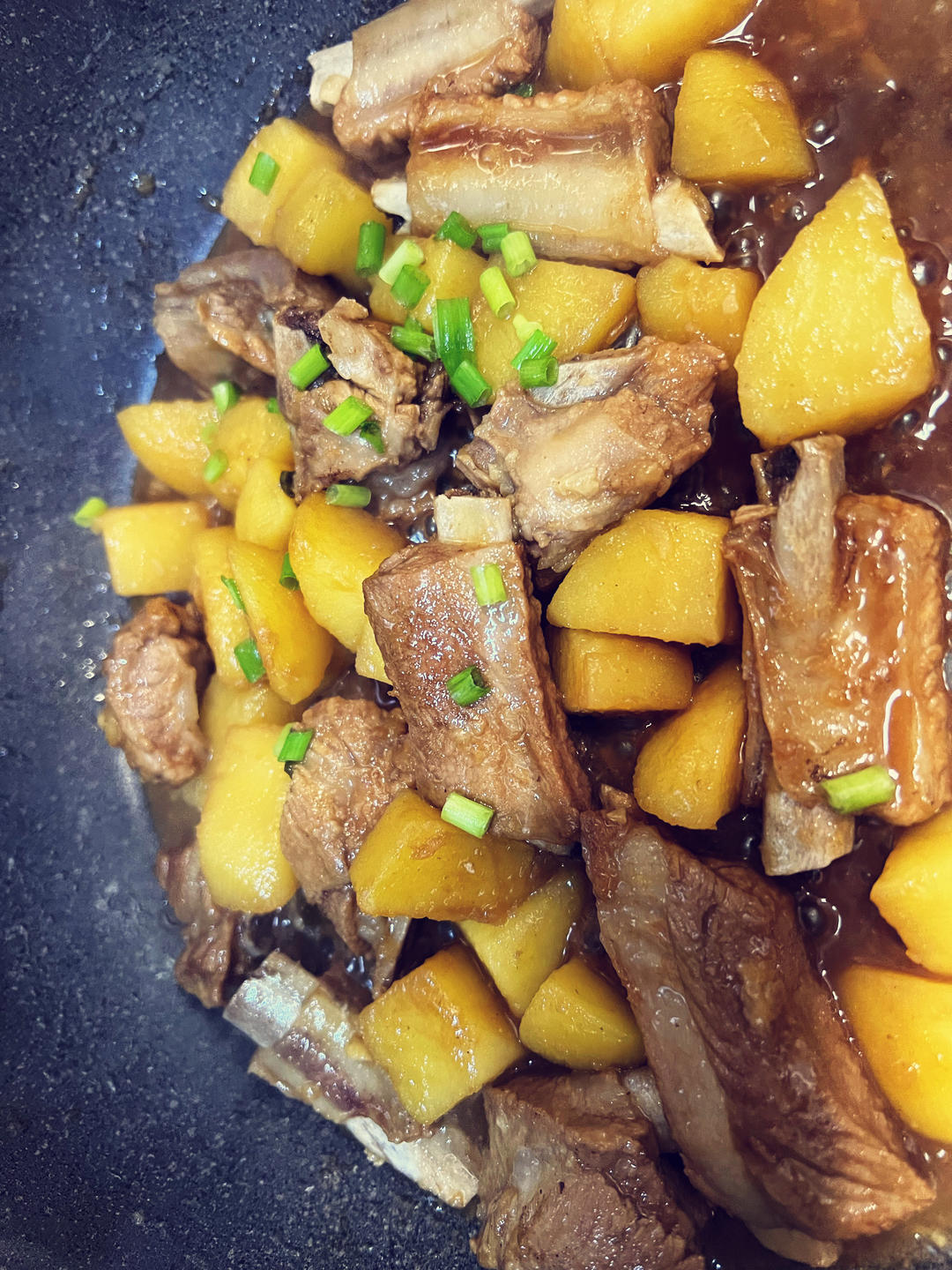 土豆炖排骨