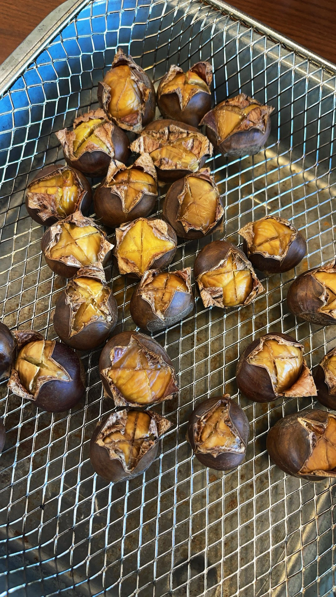 空气炸锅烤板栗