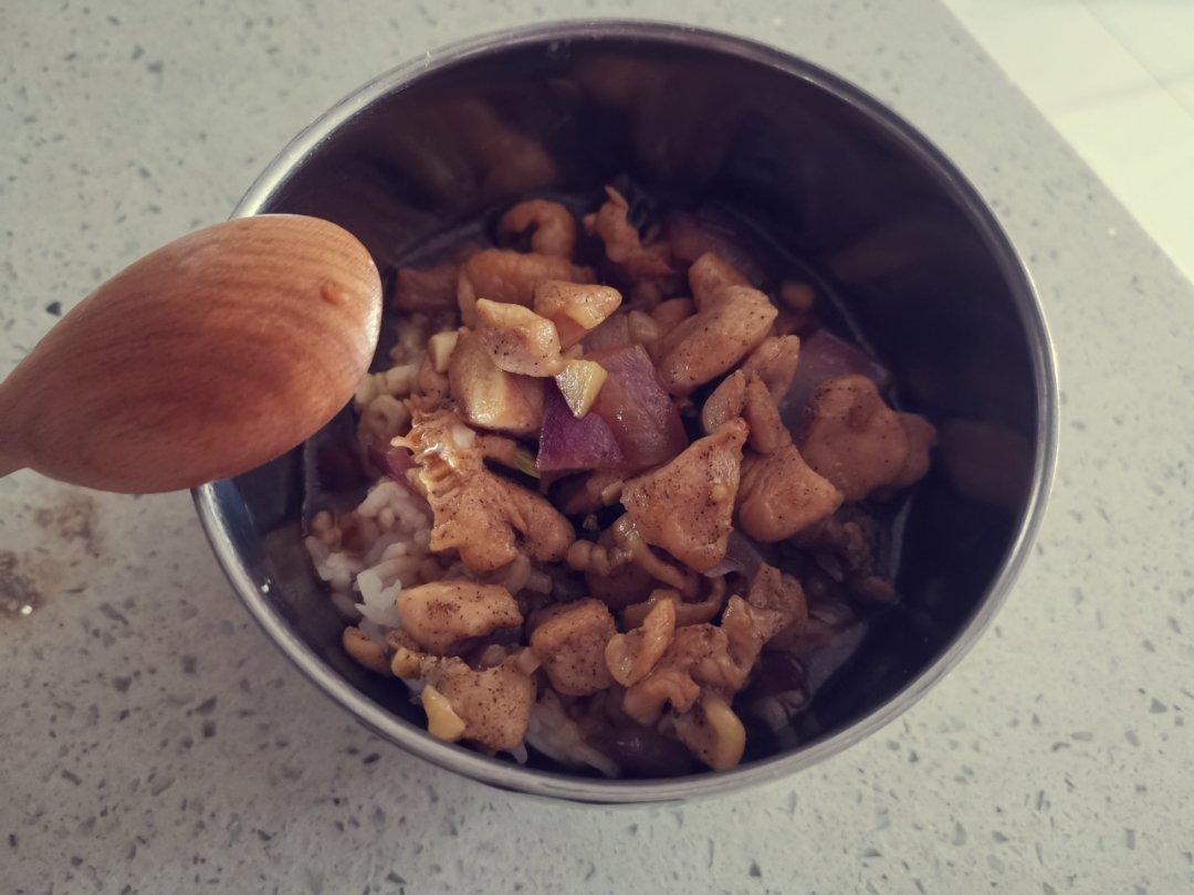 自制日式碎鸡饭❗️10元钱能做一大碗❗️