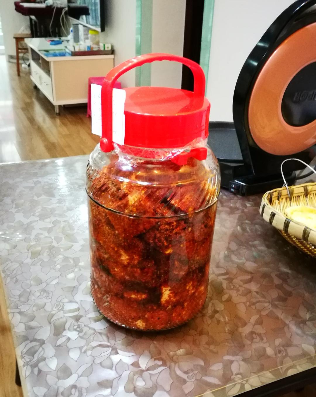 自制红豆腐（豆腐乳）